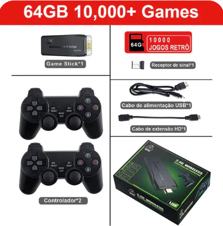 Consola De Juegos Nostalgic Mini Arcade Rocker M8 4k  10.000 Juegos 🎮